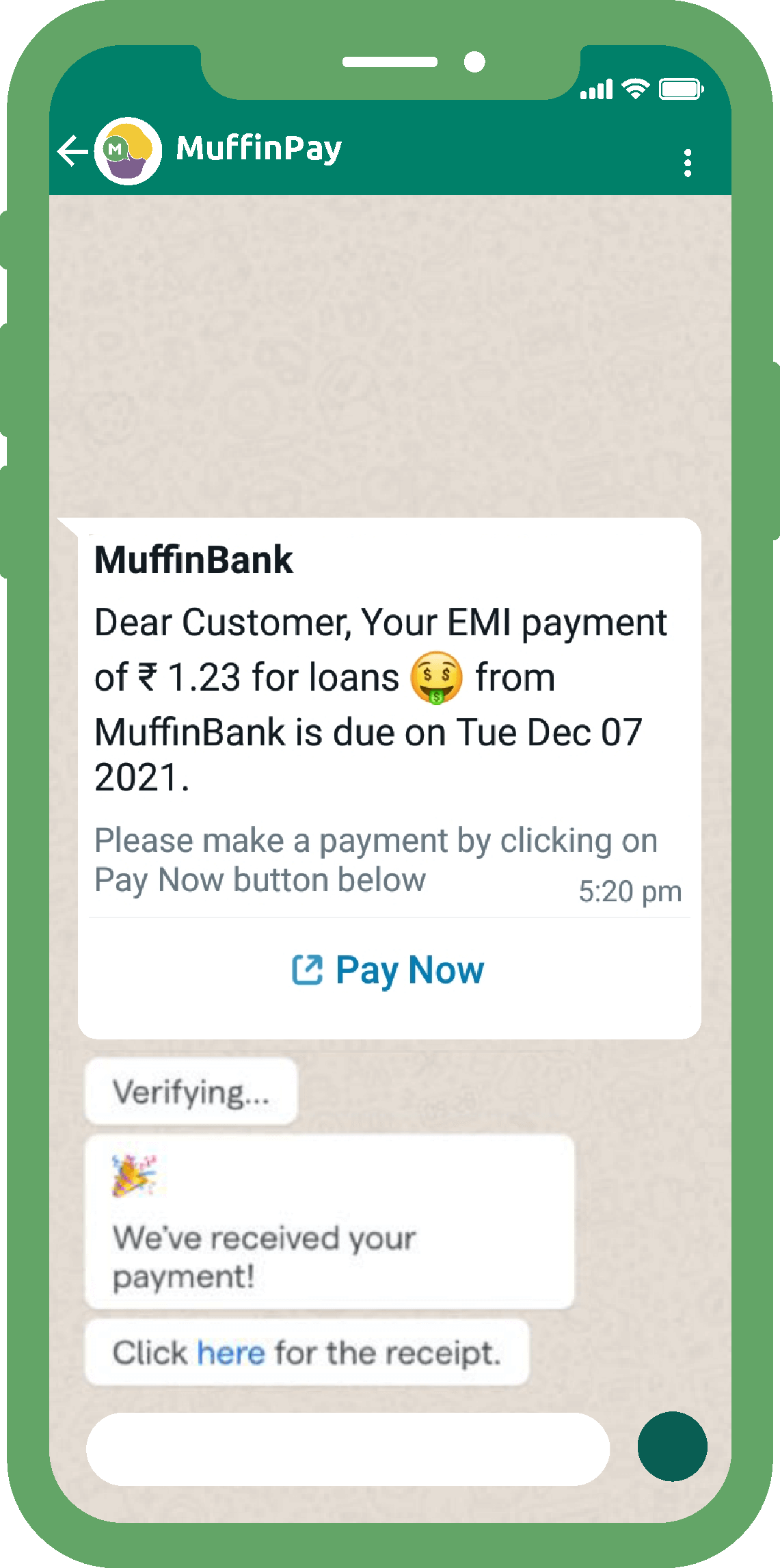 Complete your transactions